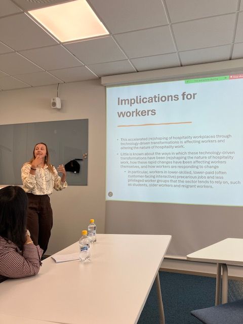 Agnieszka presenting at WORK 2025
